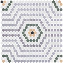 Onix Mosaico Hex Geo Patterns 21 30.1x29