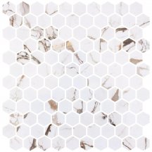 Onix Mosaico Hex Marmoreal Habana Matte 30.1x29