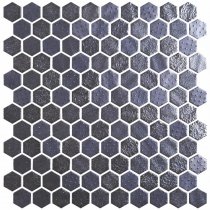 Onix Mosaico Hex Metal Blends Black 30.1x29