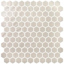 Onix Mosaico Hex Natureglass Bone 30.1x29