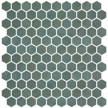 Onix Mosaico Hex Stoneglass Green 30.1x29