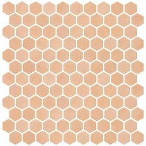 Onix Mosaico Hex Stoneglass Ochre 30.1x29