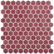 Onix Mosaico Hex Stoneglass Russet 30.1x29