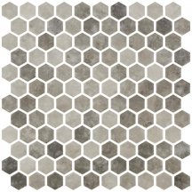 Onix Mosaico Hex Zement Sand 30.1x29