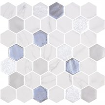 Onix Mosaico Hexagon Blends Xl Fossil 28.4x28.6