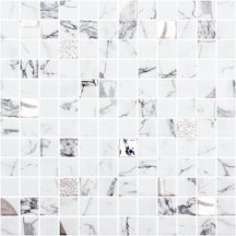 Onix Mosaico Marmoreal Fosco Silver 31.1x31.1