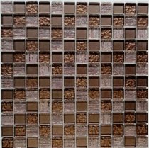 ORRO Glass Gloss Brown 30x30