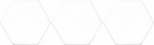 Oset Versalles Hex White 20x24