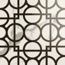 Panaria Eternity Contemporary Lux Statuario White-Marquina Black 60x60