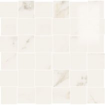 Panaria Trilogy Mosaico Calacatta White Lux 30x30