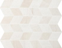 Panaria Trilogy Mosaico Freccia Onyx Light Soft 30x35