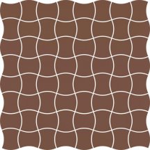 Paradyz Modernizm Brown Mozaika Prasowana K 3.6X4.4 30.86x30.86