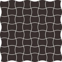 Paradyz Modernizm Nero Mozaika Prasowana K 3.6X4.4 30.86x30.86