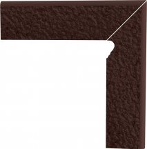 Paradyz Natural Brown Duro Cokol Prawy 2-Elementowy 8.1x30