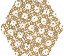 Paradyz Shiny Lines Gold Heksagon Inserto D 19.8x17.1