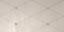 Petracers Ad Maiora Rhombus Fregio-Swarovsky Oro Beige 50x100