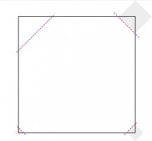 Petracers Carnevale Veneziano Rosso Listello Tozzeto 80x80