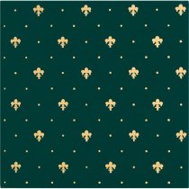 Petracers Grand Elegance Gold Giglio Oro Su Verde 20x20