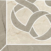 Refin Prestigio Botticino Fascia Classic Lucido Anogolo Dx R 15x15