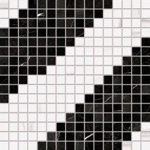 Refin Prestigio Marquinia Lucido Mosaico Macro R 30x30
