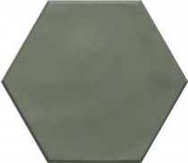 Ribesalbes Geometry Hex Green Matt 15x17.3