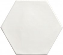 Ribesalbes Geometry Hex White Matt 15x17.3