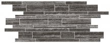 Ricchetti Italian Icon Vein Cut Black Muretto Mosaico Nat 30x60