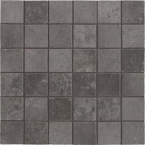 Ricchetti Les Dalles Des Chateaux Mosaico 5x5 Noir 33.3x33.3