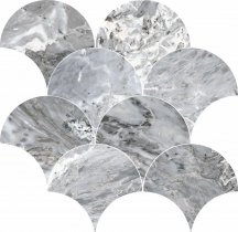 Roberto Cavalli Rock Symphony Mosaico Ventaglio Blues 28x29
