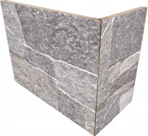 Rondine Asiago 3D Grigio Angolo Esterno 20x10x15 10x20