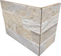 Rondine Cubics Beige Angolo Esterno Monolitico 10x20