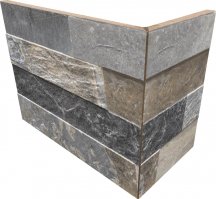 Rondine Cubics Multicolor Angolo Esterno Monolitico 10x20