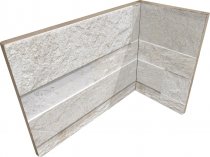 Rondine Cubics White Angolo Interno Monolitico 10x20