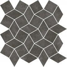 Rondine Industrial Color Chic Jet Black Mosaico Diamond 30x30