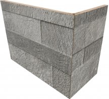 Rondine Volcano 3D Grey Angolo Esterno 20x10x15 10x20