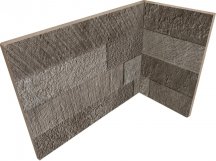 Rondine Volcano 3D Taupe Angolo Interno 20x10x15 10x20