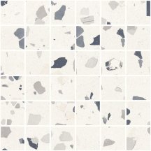 Sant Agostino Deconcrete Mosaico Medium White 30x30