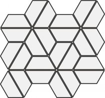 Sant Agostino Highstone Hexagon Dark 24x28