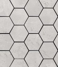 Sant Agostino Oxidart Hexagon Silver 27x32.5