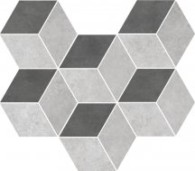 Savoia Dorset Cubo 3D Graphite-Silver -Grey 30x30