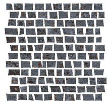 Serenissima Cir Costruire Mosaico Random Metallo Nero 30x30