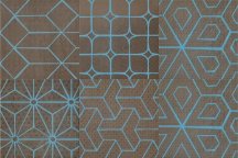 Serenissima Cir Mat Decor Blu Mix 6 Mud 20x20