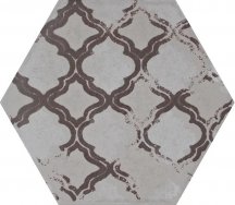 Settecento Matiere Hexa-Style Decoro Corda Lappato 11x12.6