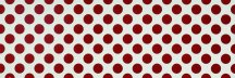 Settecento Neo Pop Les Pois Red On White 24x72