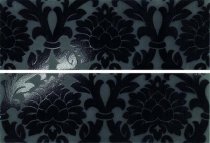 Settecento New Baroque Decoro Velvet A-B Black 24x72