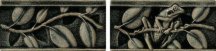 Settecento The Traditional Style Frog A-B Basalt Listello 7.5x15