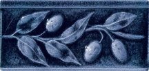 Settecento The Traditional Style Olive Blue Navy Listello 7.5x15