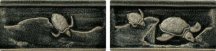 Settecento The Traditional Style Turtles A-B Basalt Listello 7.5x15
