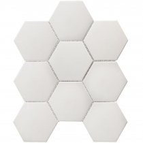 Starmosaic Homework Mosaic Hexagon Big White Antislip 25.6x29.5