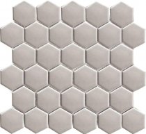 Starmosaic Homework Mosaic Hexagon Small Grey Glossy 27.1x28.2